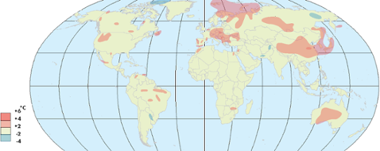 Globala temperaturanomalier i augusti 2013.