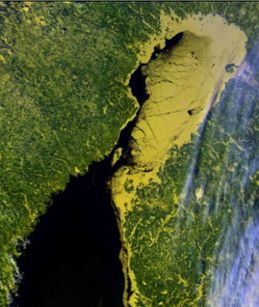Satellitbild från NOAA