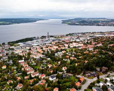 En del av Östersund och Storsjön (Östersunds kommun).