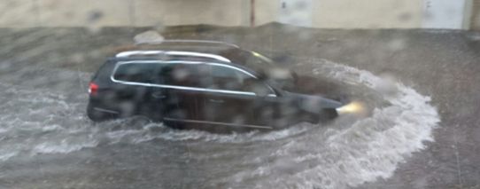 Översvämning i Piteå, juli 2014