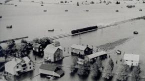 Översvämningen i Spöland 1938