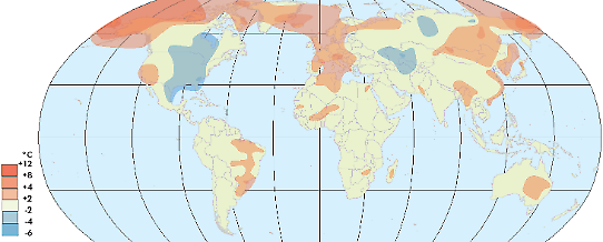 November 2014 - Globala temperaturanomalier