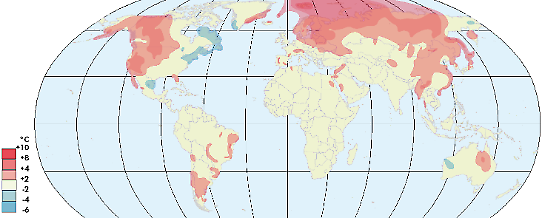 Globala temperaturanomalier mars 2014