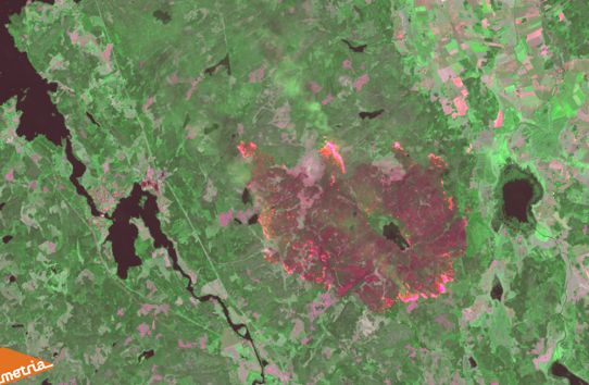 Skogsbrand i Västmanland