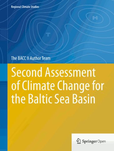 Omslag BACC II Second Assessment of Climaet Change for the Baltic Sea Basin
